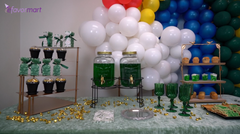 St. Patrick's Day theme party setup