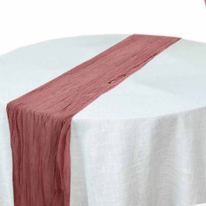 Gauze Cheesecloth Table Runner collection