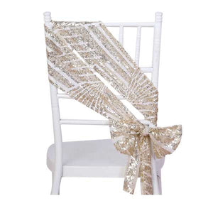 Glittering Sequin Chair Sashes collection