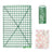 Green grid plant support trellis with floral backdrop