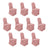 Set of 10 pink chair covers for events or decor