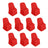 Set of 10 red chair covers for events and celebrations