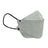 White KN95 mask with adjustable ear loops