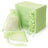 Green organza bags and sheets for gifts or decorations