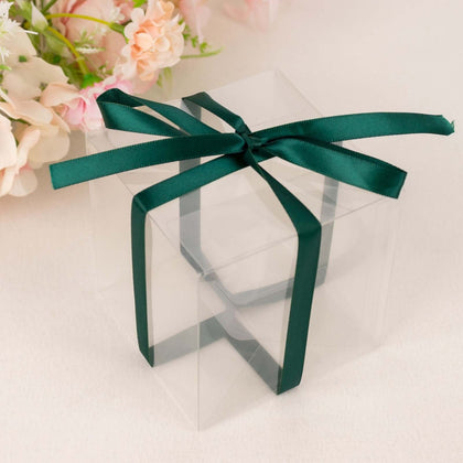 Hunter Emerald Green Single Face Decorative Satin Ribbon 100 Yards 3/8"