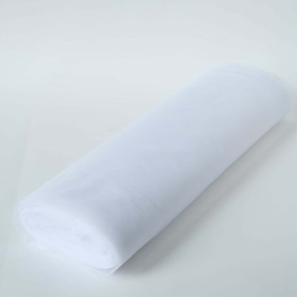 White Tulle Fabric Bolt, DIY Craft Fabric Roll 108"x50 Yards
