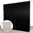Black backdrop with white cutout for studio photography