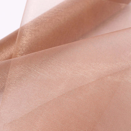 Dusty Rose Sheer Chiffon Fabric Bolt, DIY Voile Drapery Roll 12"x10yd