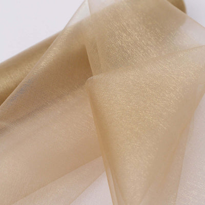 Natural Sheer Chiffon Fabric Bolt, DIY Voile Drapery Roll 12"x10yd