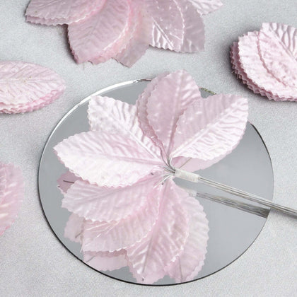 144 Pink Burning Passion Leaves