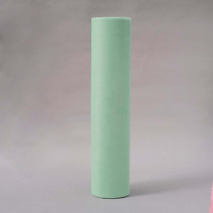 Sage Green Tulle Fabric Bolt, Sheer Fabric Spool Roll For Crafts 18"x100 Yards