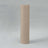 Beige cylindrical cushion on a plain background
