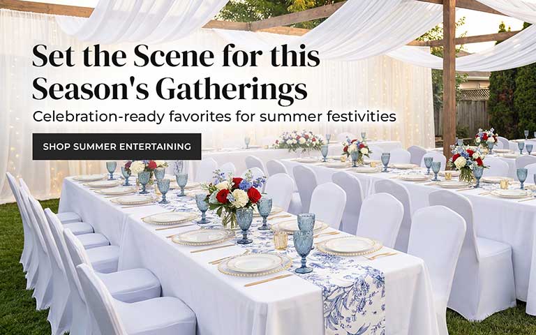 Get ready to host unforgettable summer gatherings with our curated selection of celebration-ready...