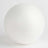 White foam ball on a plain background