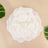 White floral wall decor with layered petals and a center accent. #whtbkgd