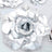 Silver paper flower decoration for events and home decor. #whtbkgd