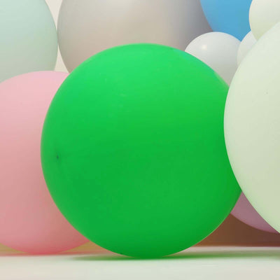 2 Pack Large Matte Green Helium or Air Premium Latex Balloons 32"