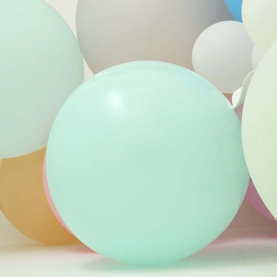 2 Pack Large Matte Pastel Seafoam Helium or Air Latex Balloons 32"