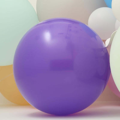 2 Pack Large Matte Purple Helium or Air Premium Latex Balloons 32"