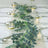 Elegant table setting with greenery, candles, and dinnerware for a stylish dining experience.