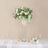 Elegant floral centerpiece in a tall glass vase for event decor.