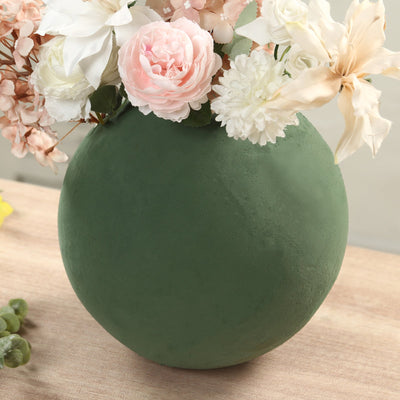 2-Pack Green DIY Flower Arrangements Craft Foam Ball, Smooth Floral Foam Ball 10"