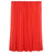 Red sheer curtain panel, lightweight fabric for elegant window decor.