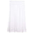 White curtain panel with gathered top design