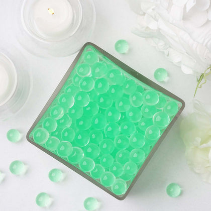 200-250 Pcs Water Gel Beads Vase Filler Apple Green - Small Nontoxic Jelly Balls