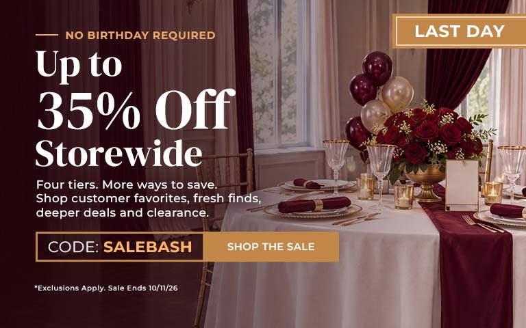 It’s your last chance to save up to 35% storewide—no birthday needed! Unlock four tiers of deals ...