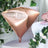 Rose gold geometric balloon decoration for parties and events.