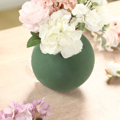 3-Pack Green DIY Flower Arrangements Craft Foam Ball, Smooth Floral Foam Ball 6"