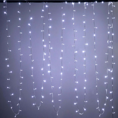 Cool White 100 LED Connectable String Lights, 120V Fairy Lights 30ft