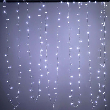 Cool White 100 LED Connectable String Lights, 120V Fairy Lights 30ft