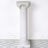 White decorative column pedestal display piece