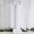 White decorative column with intricate patterns