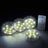 LED puck lights with remote control, set of four. #whtbkgd