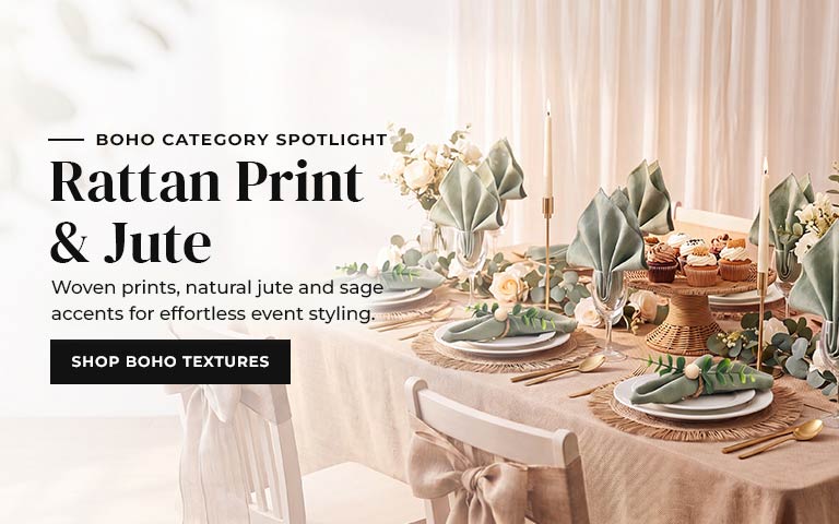 Discover the latest boho trends with rattan prints, natural jute textures, and soft sage accents—...