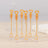 Heart-shaped bubble wands in clear tubes, perfect for parties and celebrations.