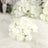White artificial rose bouquet on soft background