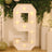 Large illuminated number nine decoration for events and celebrations.