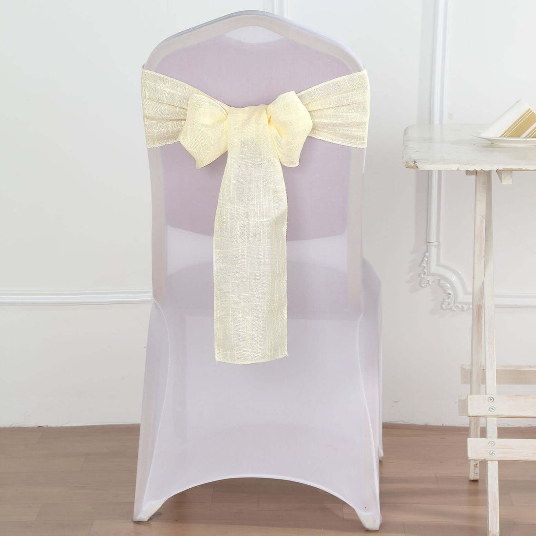 5-Pack Linen Chair Sashes 6