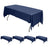 Navy tablecloth draped over a rectangular table, studio shot