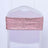 Pink sequin chair cover sash for elegant event decor