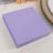 Purple paper napkins stacked neatly for party use