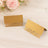 Gold lace place cards for elegant events and weddings.
