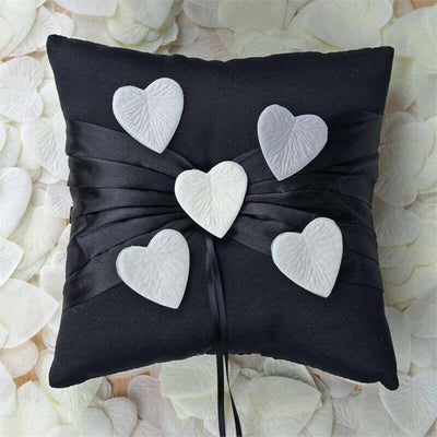 500-Pack Silk Heart Confetti Scatters Ivory - Decorative Table Accents for Parties and Events