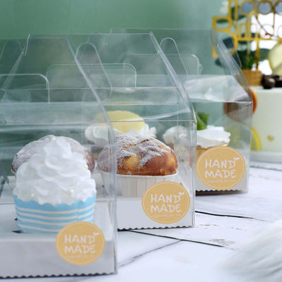 500pcs Handmade Especially For You Stickers Roll, Cookie and Bakery Box Labels - Round 1.5"
