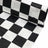 Black and white checkered tablecloth fabric roll #whtbkgd
