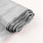 Wrinkled silver fabric roll on a soft background